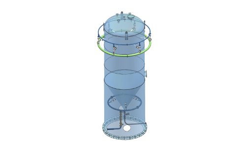 Адсорбционная башня с активированным углем