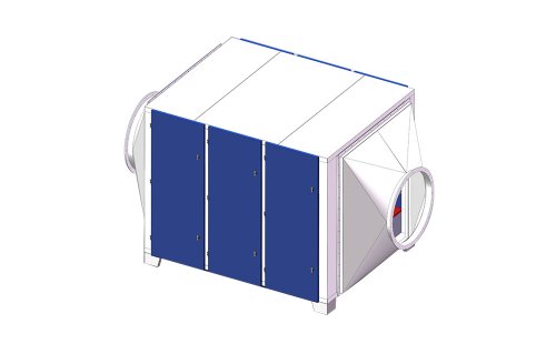 Коробка для очистки масляных паров